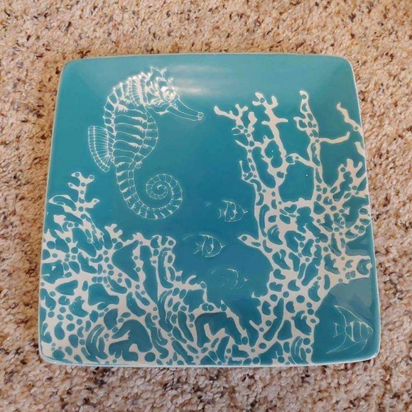 Seahorse Plate Decor - Picture 1 of 1